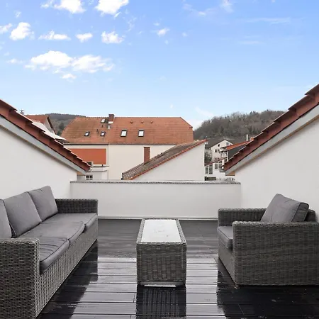 Apartment Lit Living - Luxury House - Box Spring - Parking - Exclusive Kitchen Hemsbach